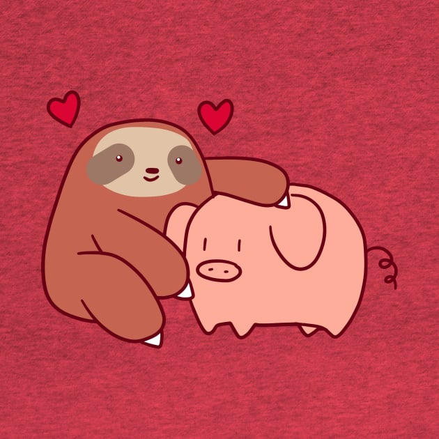 Sloth Loves Pig by saradaboru